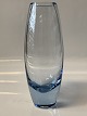 Holmegaard glass vase by Per Lütken in light blue glass. Very elegant.