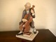 Stor Bing & Grøndahl Figur af Mand der spiller på violin SOLGT