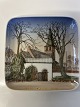 Bing & Grøndahl Firkantet asiet Skive ny kirke.Dek Nr. 1573-5455