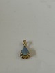 Vedhæng / Charms opal i 14 karat guldHøjde 1,6 cm