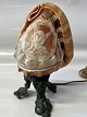 Camè bordlampe, ca. 1920 - 1930. KonkylieGudinden Aurora.
