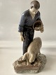 Bing & Grøndahl figur Landmand med gris, Nr. 2263