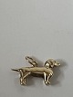 Gravhund Charms / Vedhæng i 14 karatHøjde 1,3 cm