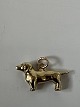 Gravhund Charms / Vedhæng i 14 karatHøjde 1,3 cm