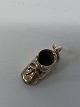 Baby støvle, sko Vedhæng/Charms i 14 karat guld.Højde: 1,5 cm.