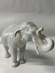 Figur elefant hvid Royal CopenhagenDek. Nr. 1376