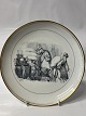 B&G platte, Prinsessen på ærten Hans Christian Andersen Eventyr.Dek. Nr. 4523-620.