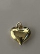14 karat guld. Hjerte.Charms / Vedhæng.Højde 1,6 cm.
