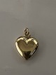 14 karat guld. Hjerte.Charms / Vedhæng.Højde 1,8 cm.