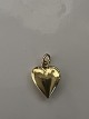 14 karat guld. Hjerte.Charms / Vedhæng.Højde 1,6 cm.