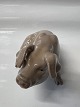 Bing og Grøndahl, Figur Siddende gris.Dek. Nr. 1582. Designetaf Dahl Jensen.