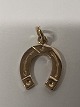 14 karat guld. Hestesko. Charms / Vedhæng.Højde 1,6 cm.