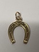 14 karat guld. Hestesko. Charms / Vedhæng.Højde 1,8 cm.