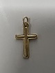14 karat guld. KorsCharms / Vedhæng.Højde 1,8 cm.