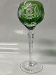 Rømer Glas Rødvin Grøn.Højde 20,7 cm