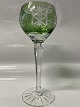 Rømer Glas Rødvin Grøn.Højde 21 cm