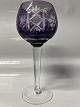 Rømer Glas Rødvin Aubergine.Højde 18,5 cm.