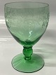 Hvidvinsglas Grøn Gerda HolmegaardHøjde 9,6 cm