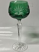 Rømer Glas Rødvin Grøn.Højde 19,5 cm.