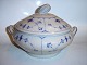 Blue Fluted, 
Old covered dish with milling edge Sold