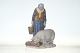 Bing & Grøndahl  Figurine, Woman with pig Sold 