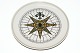 Royal Copenhagen Compass Platte, Gossip compass 1772
SOLGT