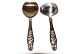 Potato spoon. Silver
Length 21.5 cm. 
Spoon sauce Silver
Length 18.5 cm
Danish silver cutlery, by Poul C. Lütken Frigast