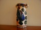 Large Aluminia Vase with Parrot decorations SOLD