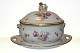 Royal Copenhagen Saxon Flower  (Saksisk Flower), Very large tureen with Putti 
seated on the lid Sold